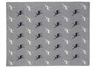 Dancer Reindeer Throw Grey