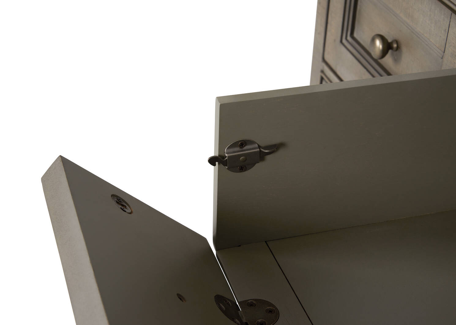Bureau à 7 tiroirs Parker -héron gris
