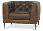 Marcello Leather Armchair -Waco Tobacco