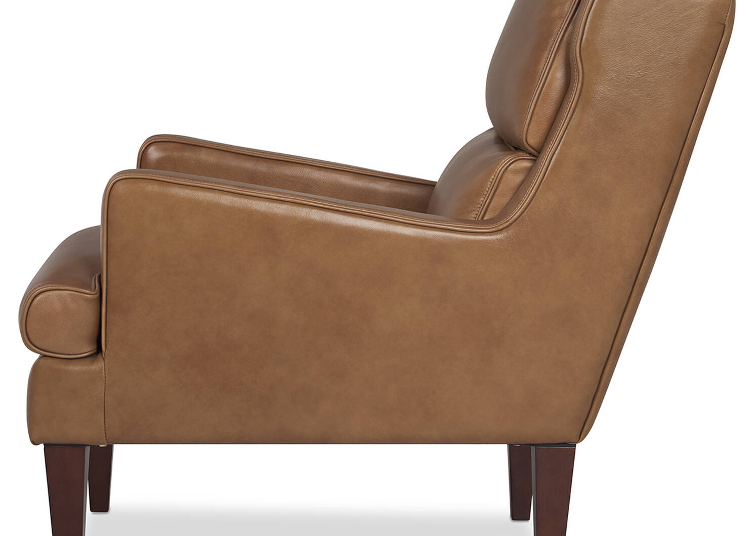 Fauteuil en cuir Idris -Mira rhum