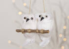 Coldin Owls Orn White