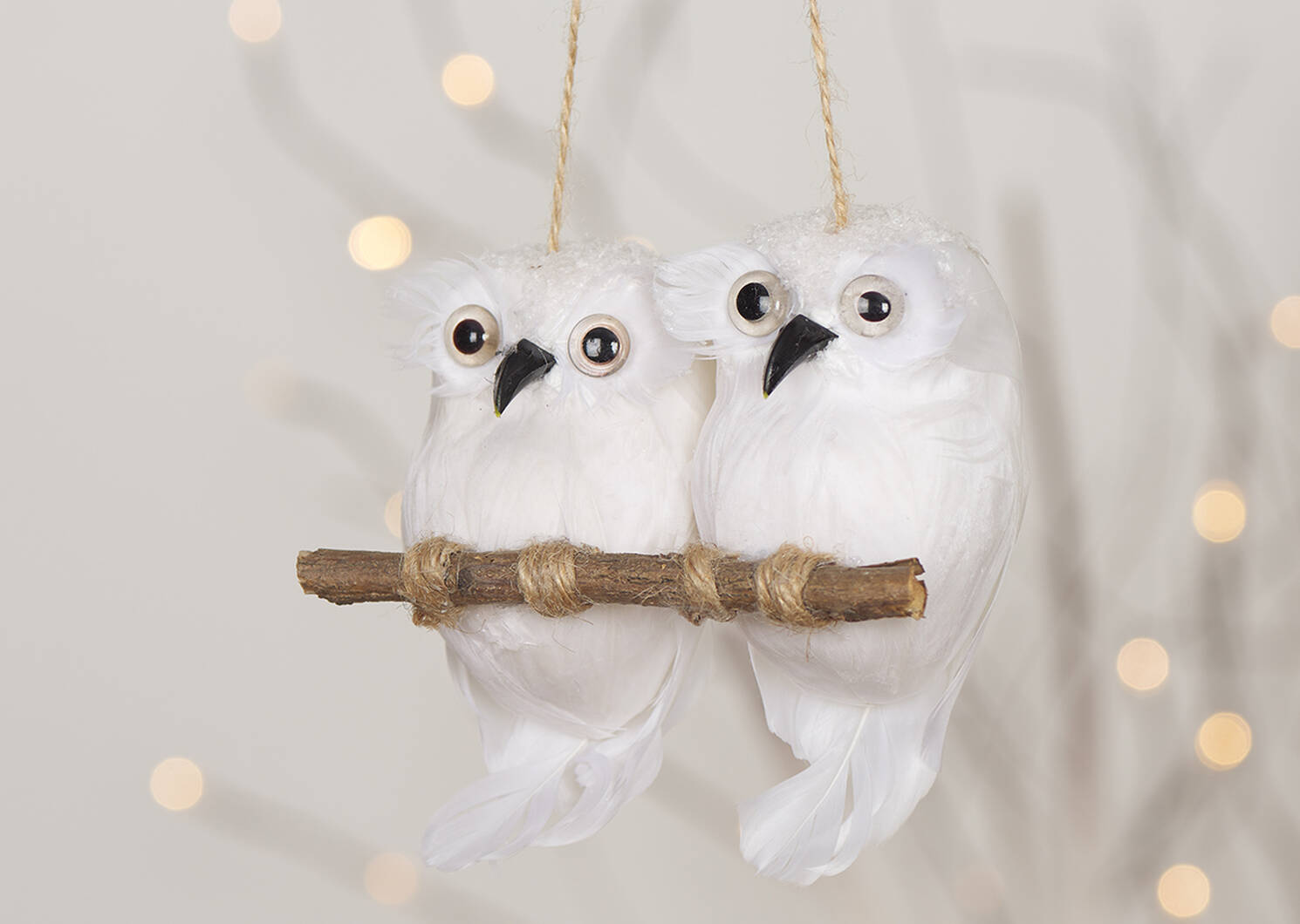 Coldin Owls Orn White