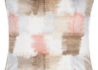 Coussin Palette 20x20 rose ballet/lait