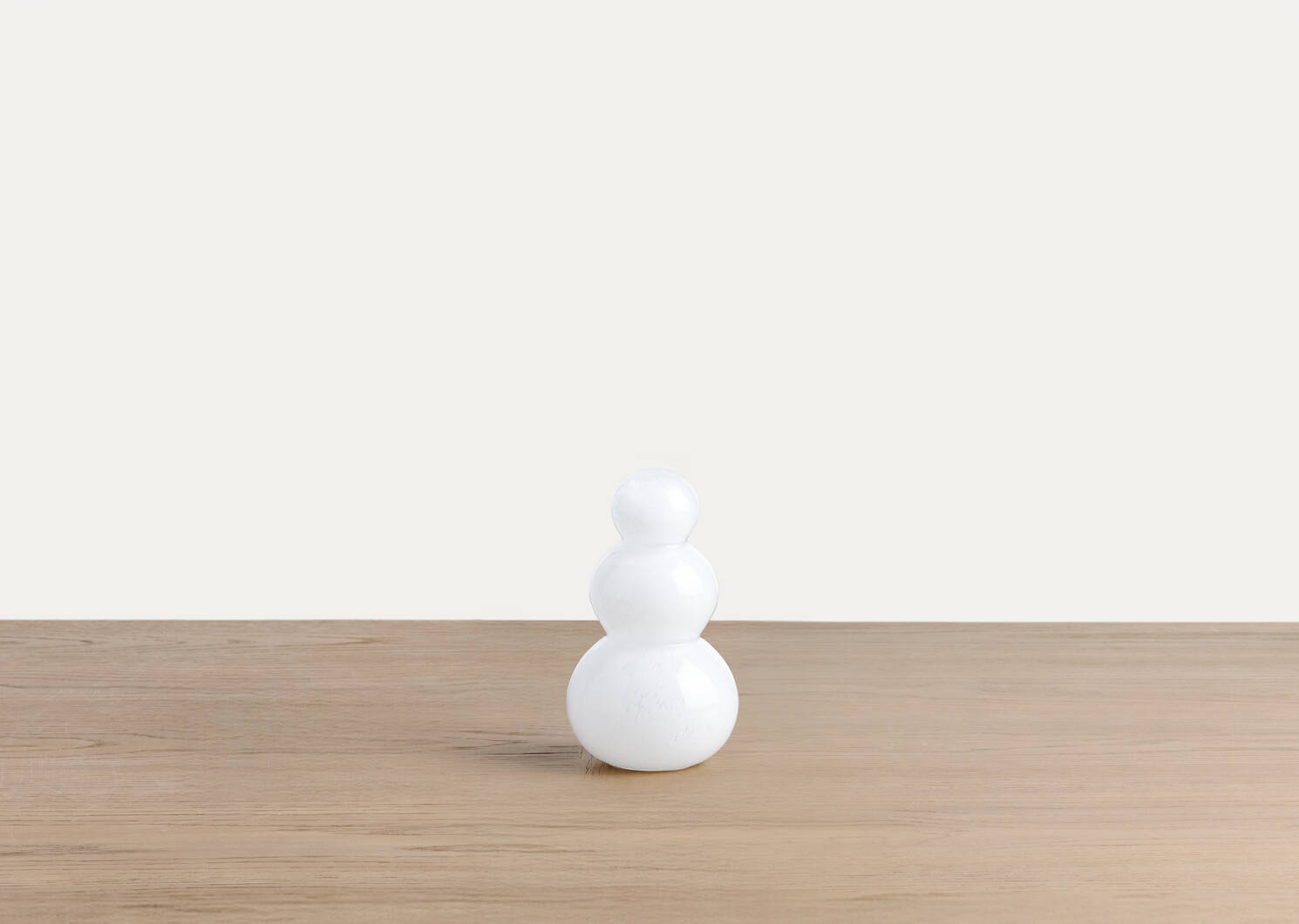 Frosty Snowman Decor Short White