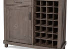 Ironside Wine Cabinet -Rustic Grey