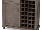 Cabinet à vin Ironside -gris rustique