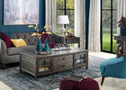 Galena Mirrored Tray Round