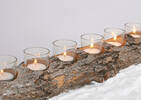 Woodlyn Tealight Holders - Natural