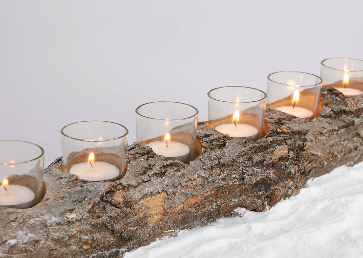 Woodlyn Tealight Holders - Natural