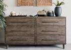 Luna 6 Drawer Dresser -Stone Pine