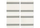 French Stripe Coaster Set