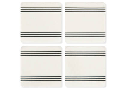 French Stripe Coaster Set