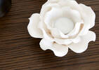 Rosette Tealight Holder White