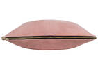 Coussin Exposed Zip 20x20 rose cendré