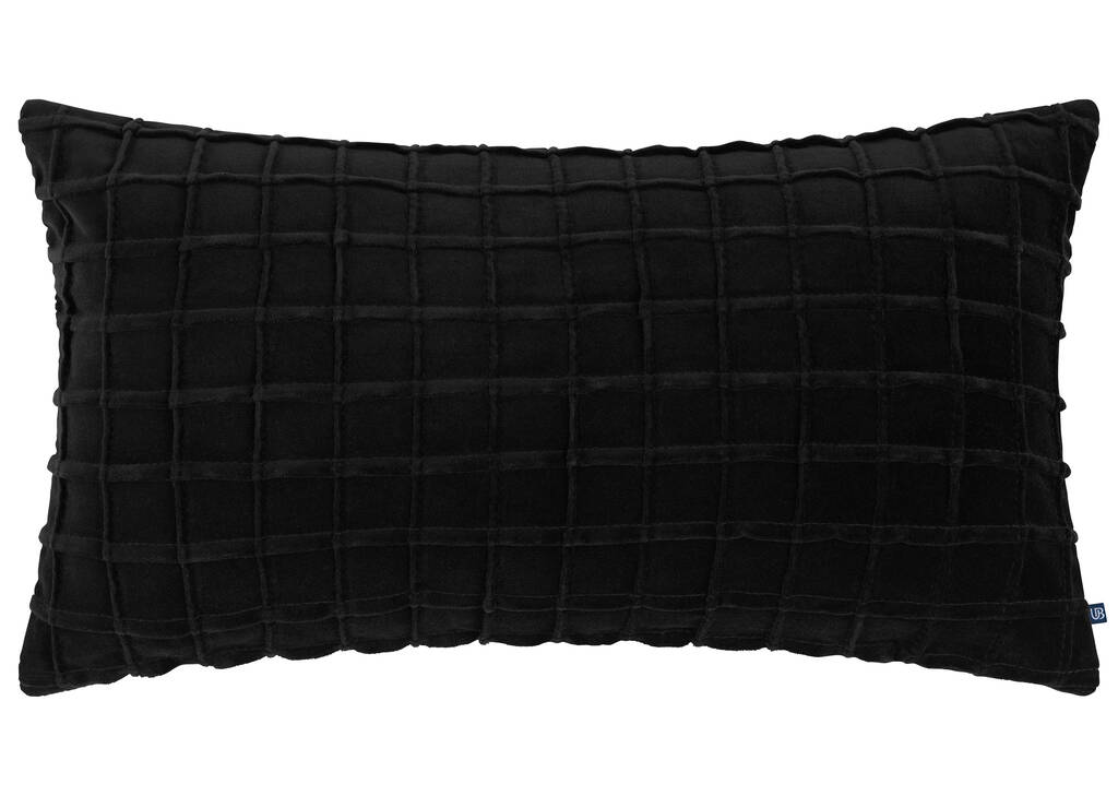 Ainsworth Pillow 12x22 Black