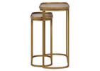 Lisboa Nesting Table Set -Brass