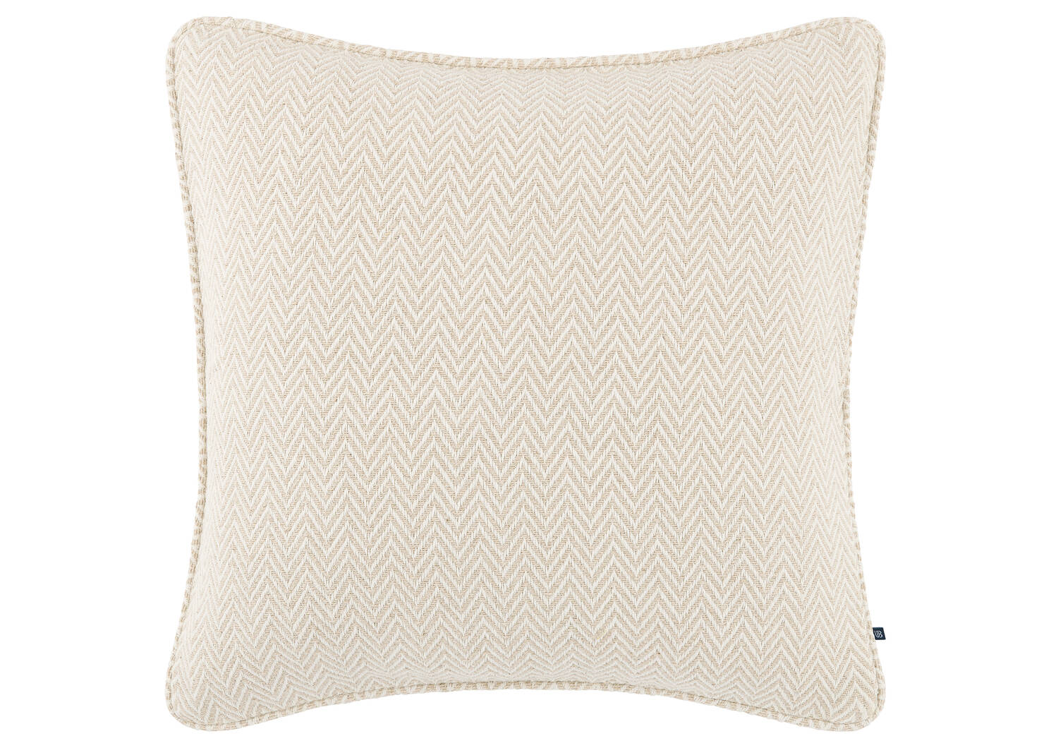 Coussin en coton Elston 20x20 sable/iv