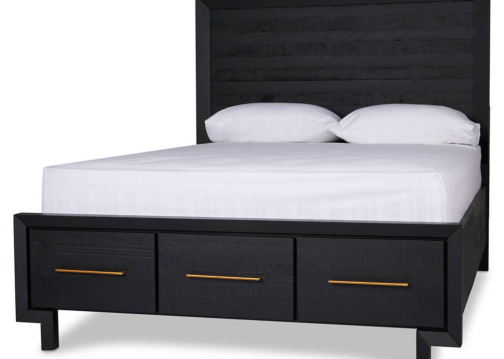 Edgehill Storage Bed -Anvil Black