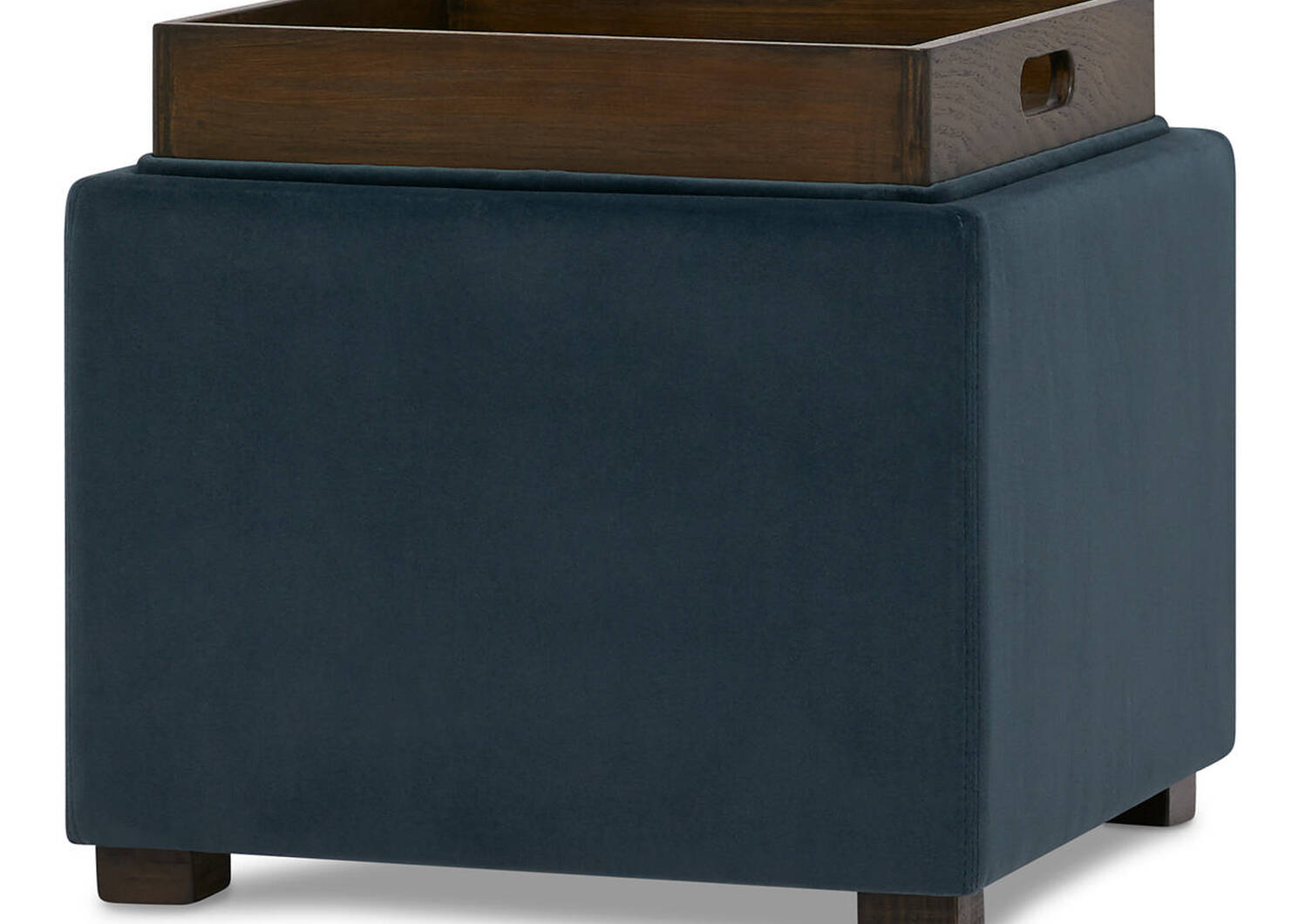 Fay Storage Ottoman -Alexa Steel