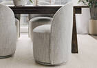 Lyles Swivel Dining Chair -Luly Pepper