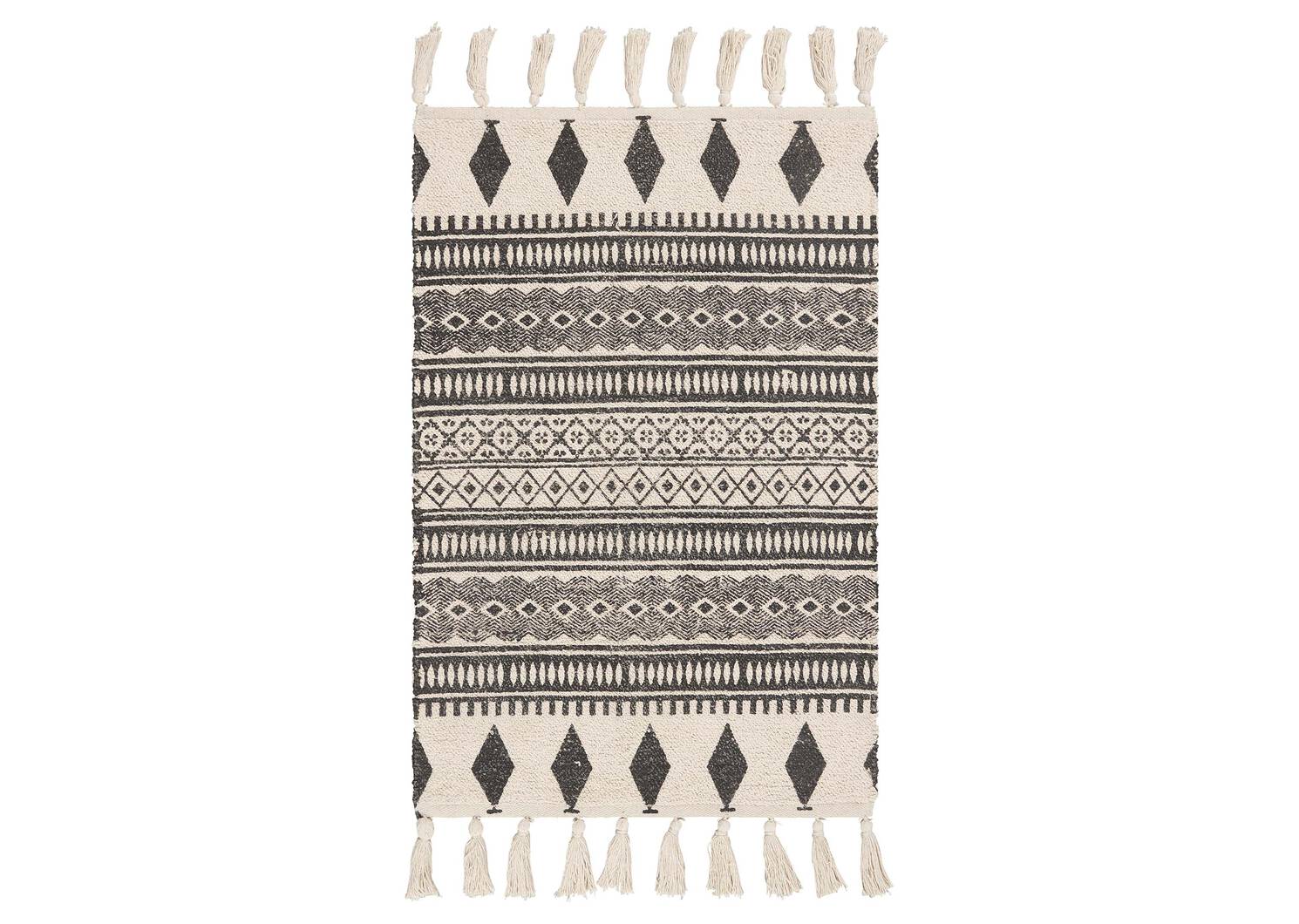 Waverly Accent Rug - Black/Natural