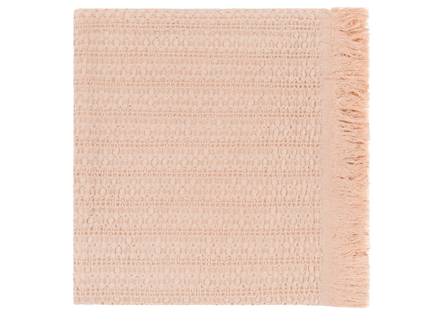 Darwin Waffle Throw Pink Dust