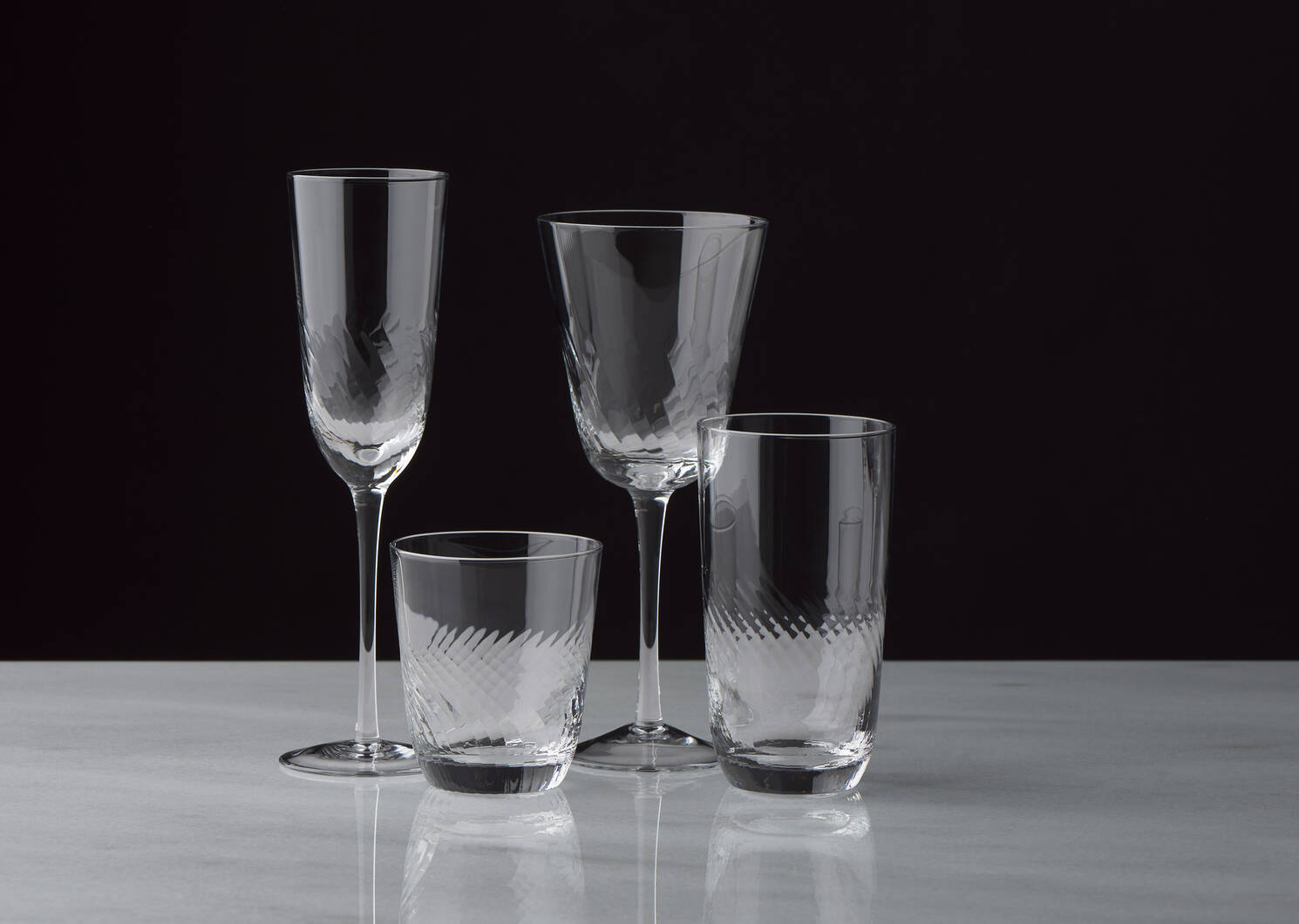 Verre court Bella transparent