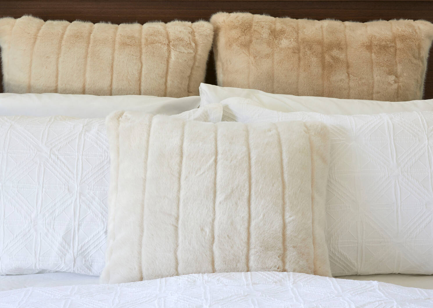 Arden Duvet Sets - White