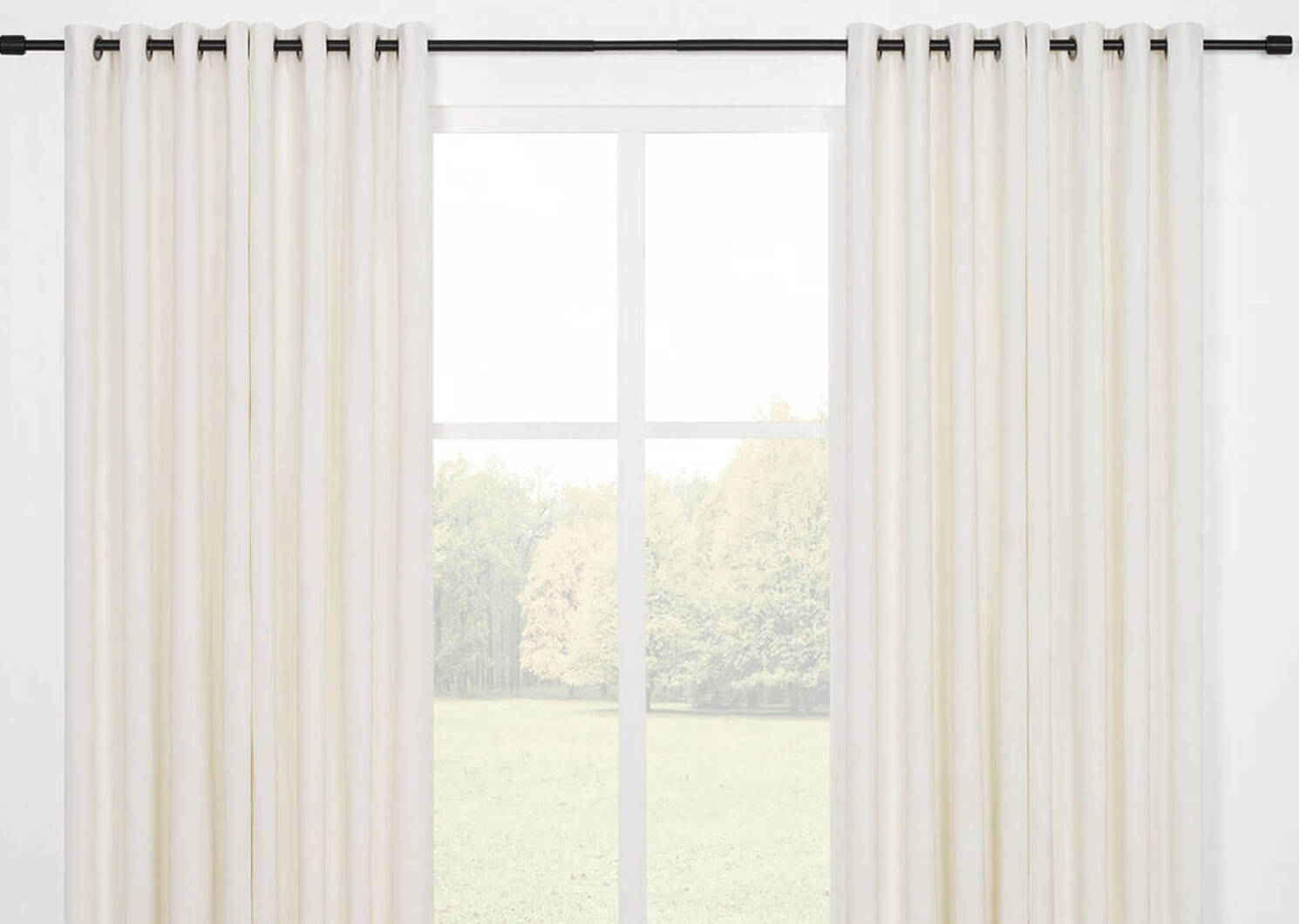 Heloise Curtain 96 White