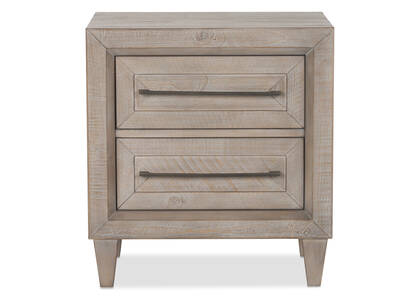 Rivera Nightstand -Roma Biscotti