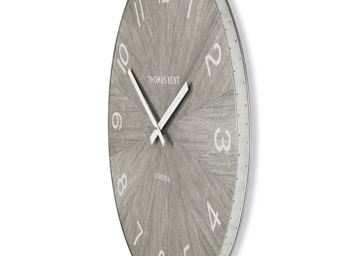 Mendel Wall Clock Medium Grey