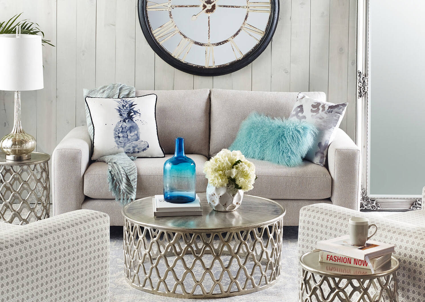 Echo Wall Clock Large Urban Barn