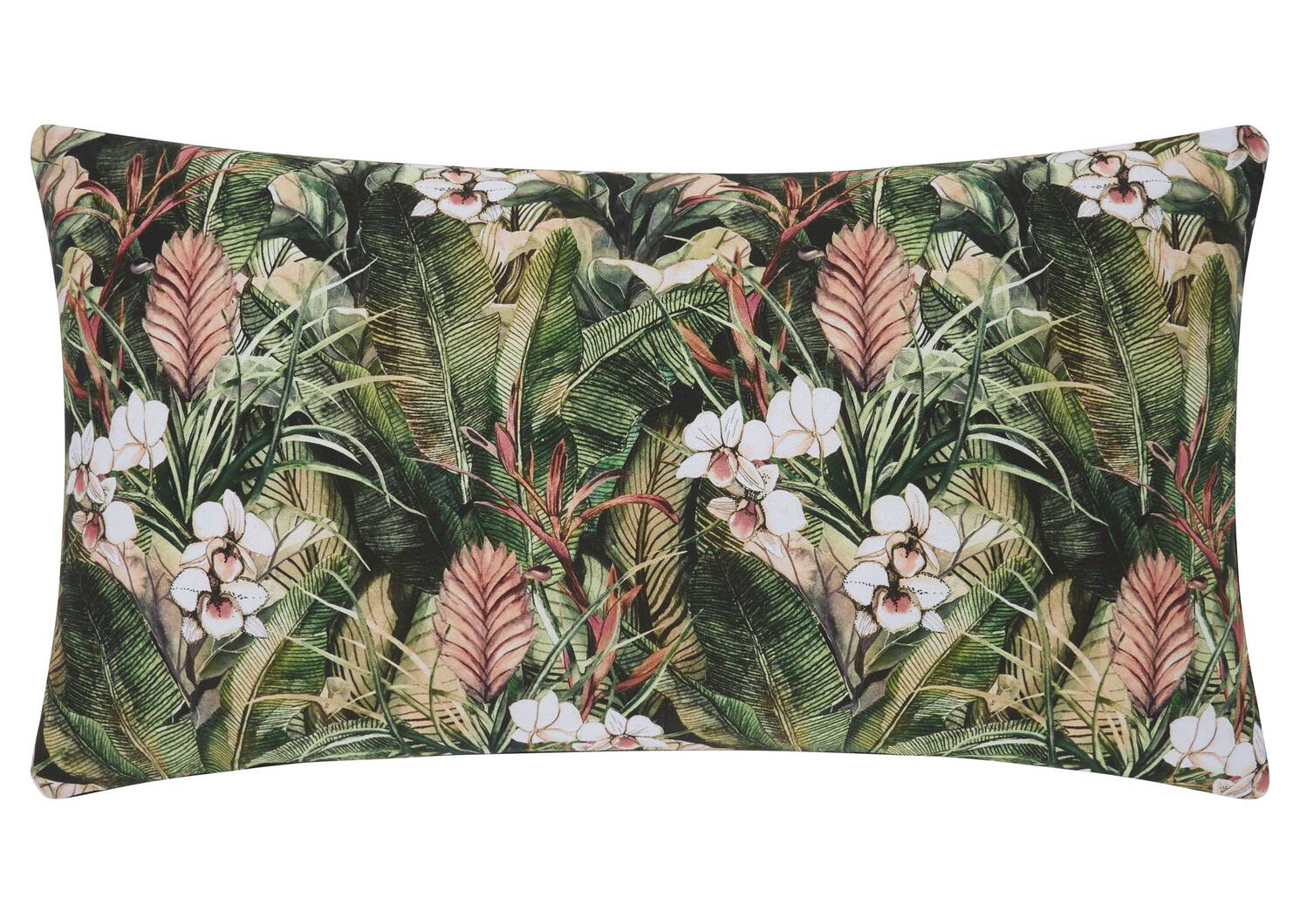 Coussin jungle Thriving 12x22 pét/sauge