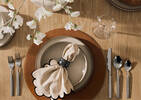 Tenly Round Placemat Tan