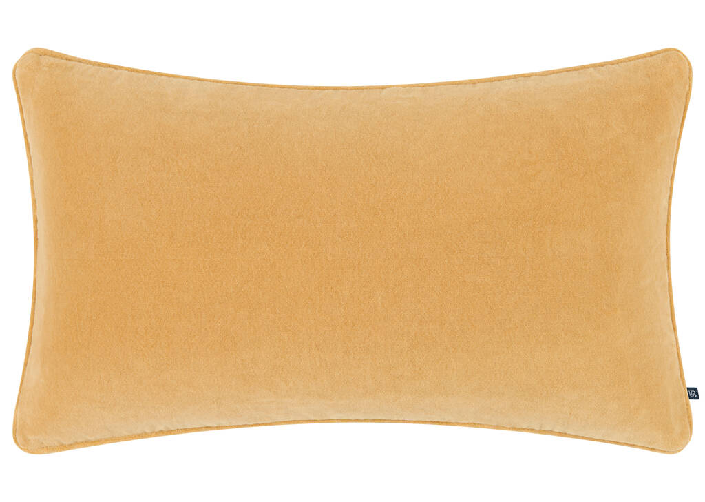 Coussin en velours Daria 14x24 moisson