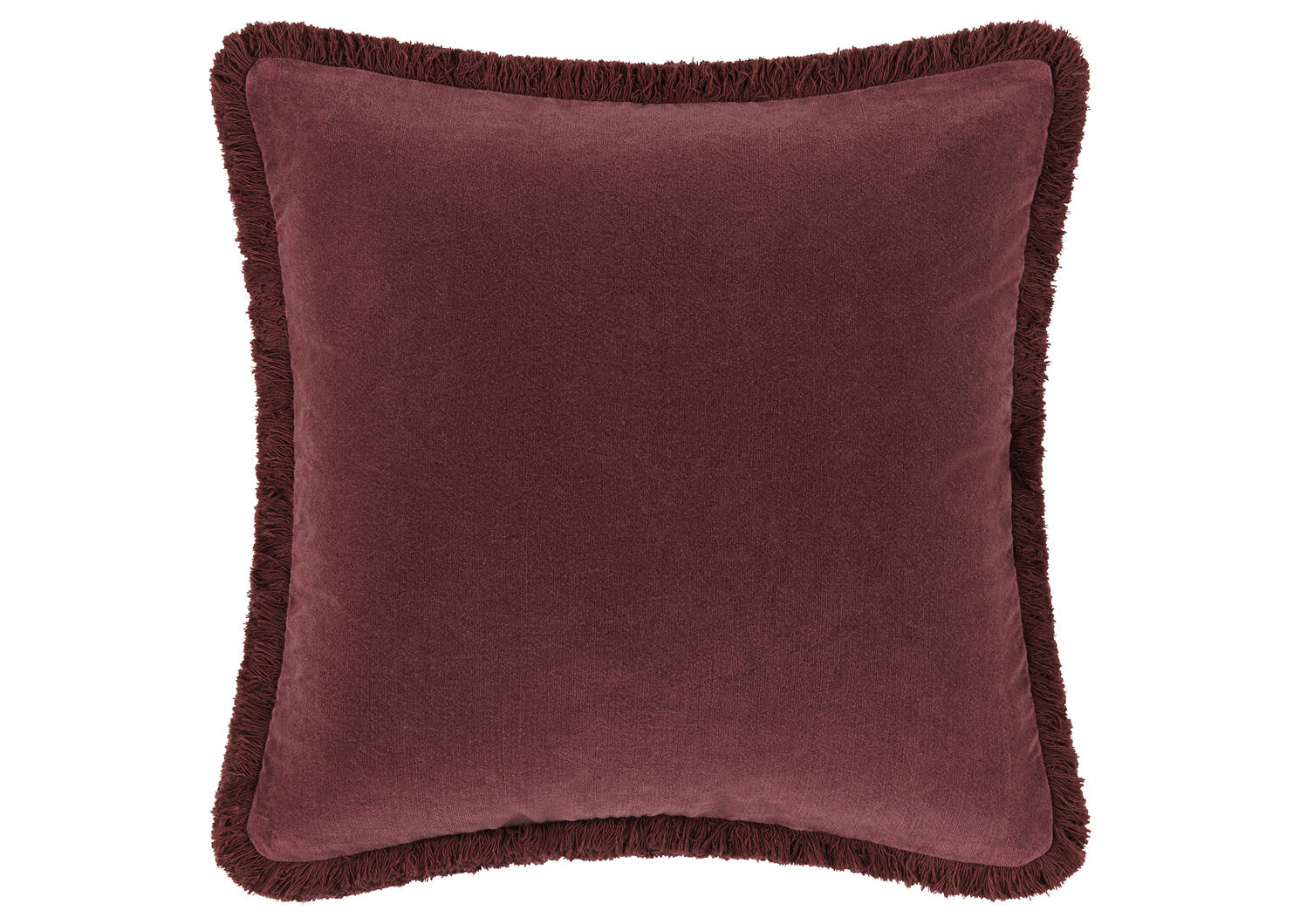 Aline Velvet Pillow 20x20 Bordeaux