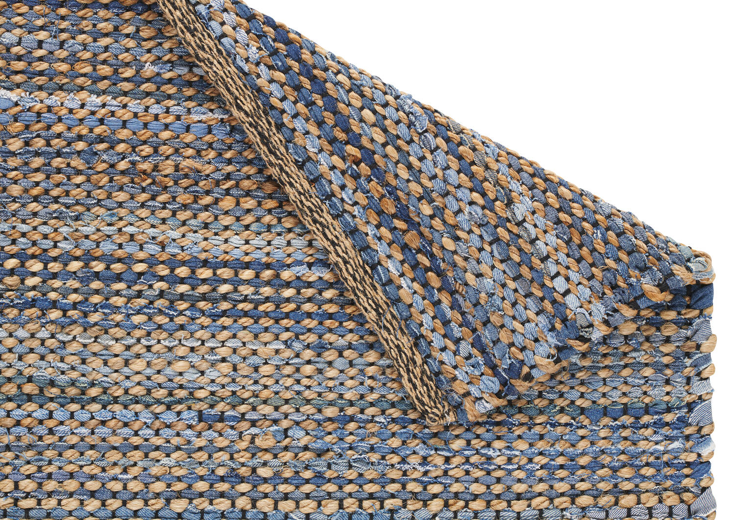 Judd Accent Rugs - Denim/Jute