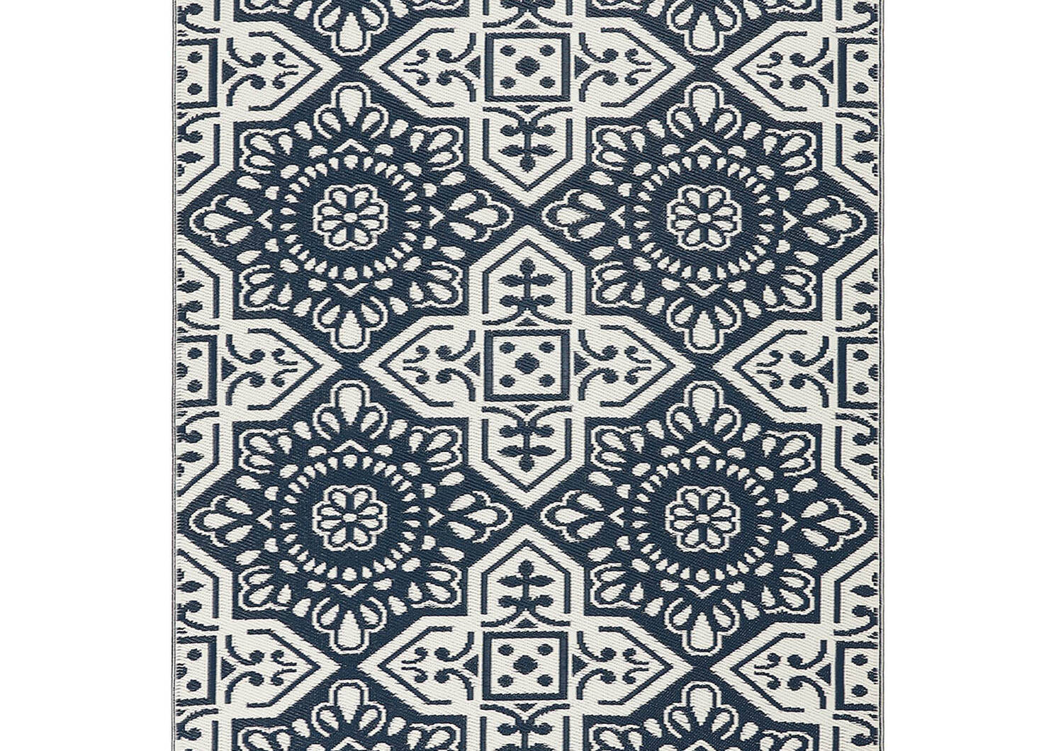 Tapis ext. motifs Bali 60x84 Atlantique