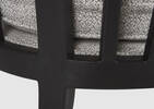 Fauteuil Tisdale Noir -Halo cailloux