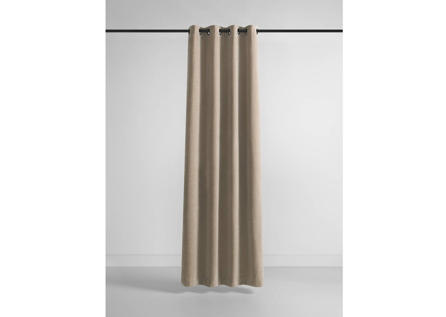 Warner Velvet Curtain 96 Ash