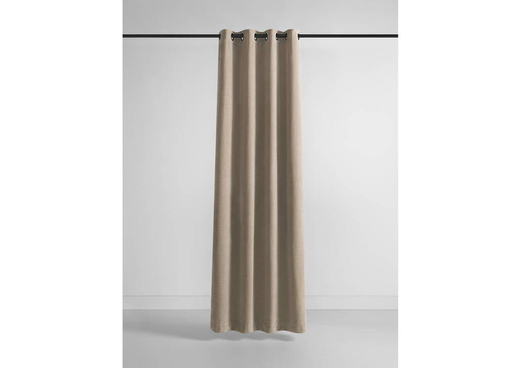 Warner Velvet Curtain 96 Ash