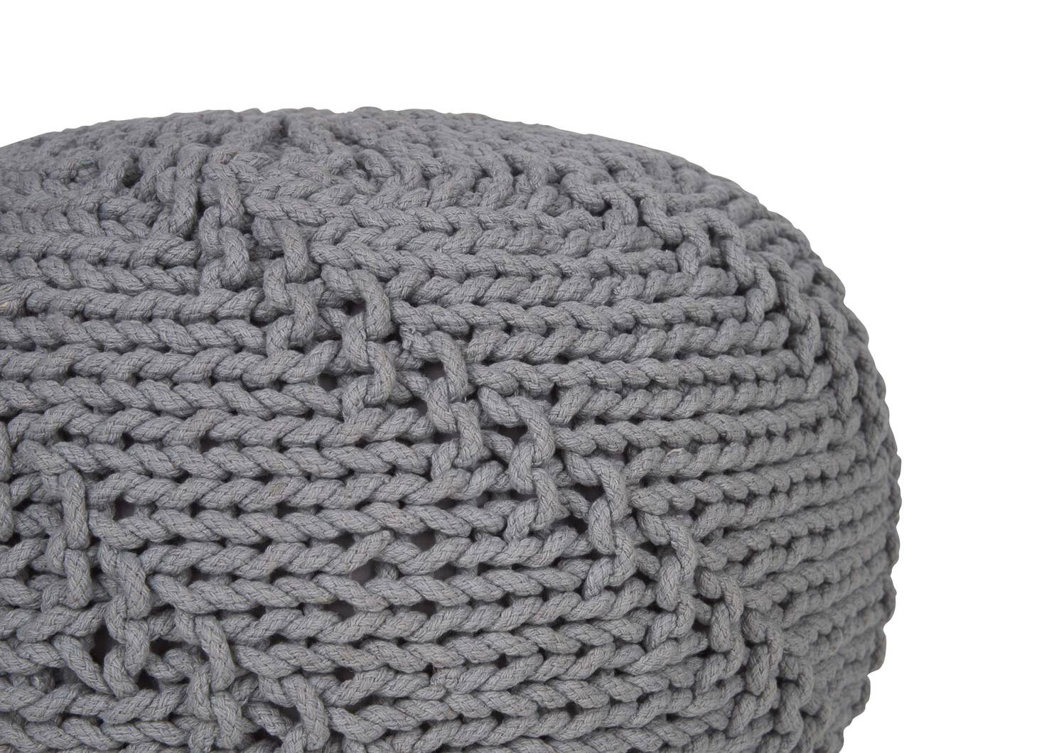 Roper Pouf Grey Mist