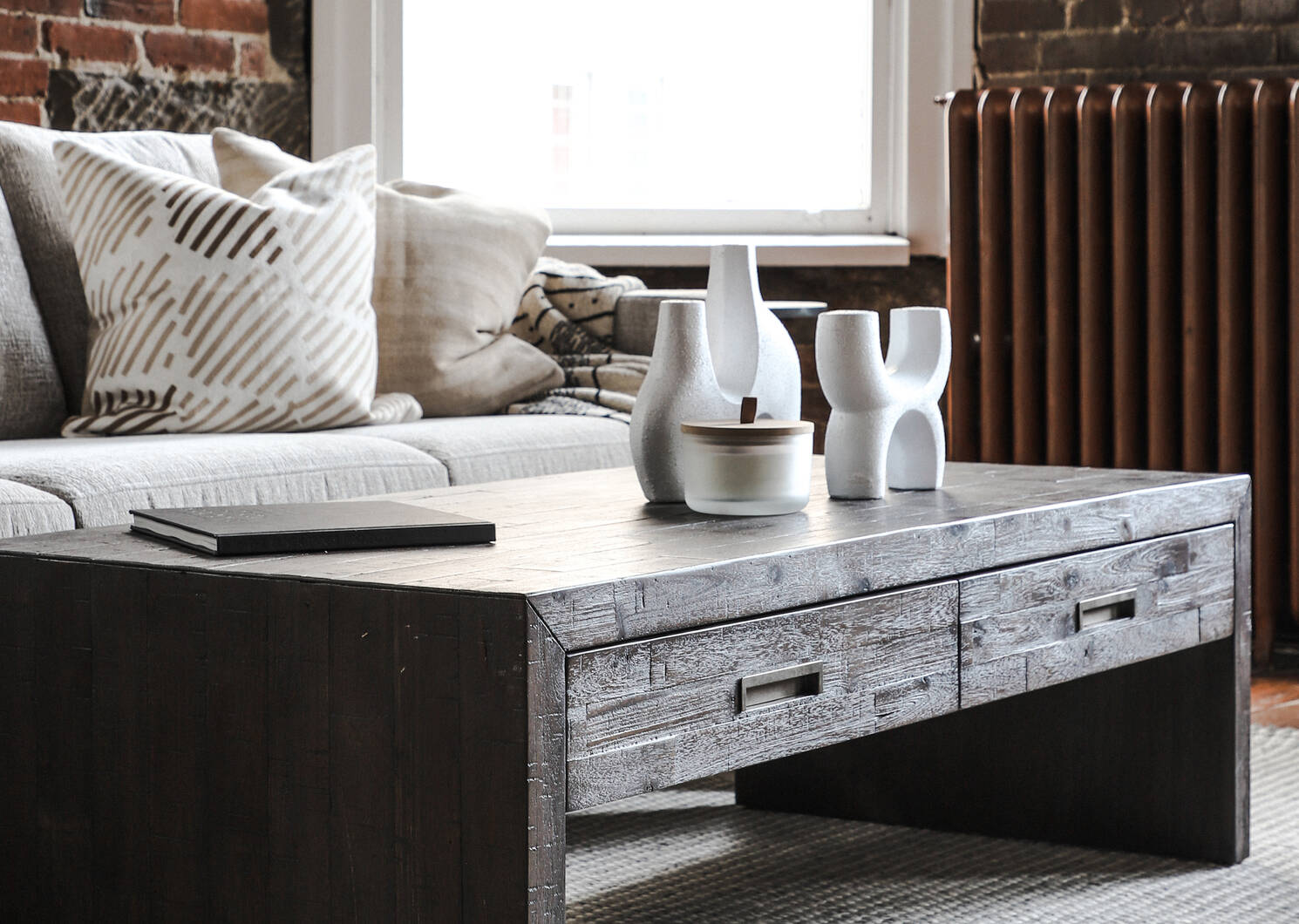 Muir Coffee Table -Heath Umber