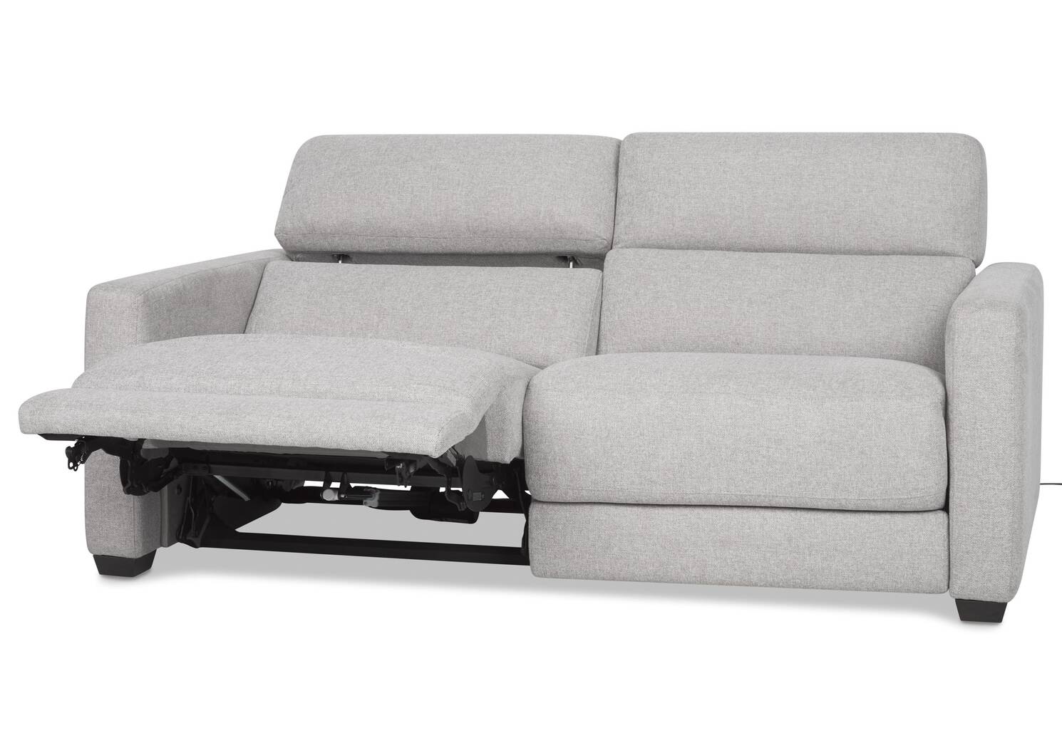 Keptner Reclining Sofa - Belfast Silver