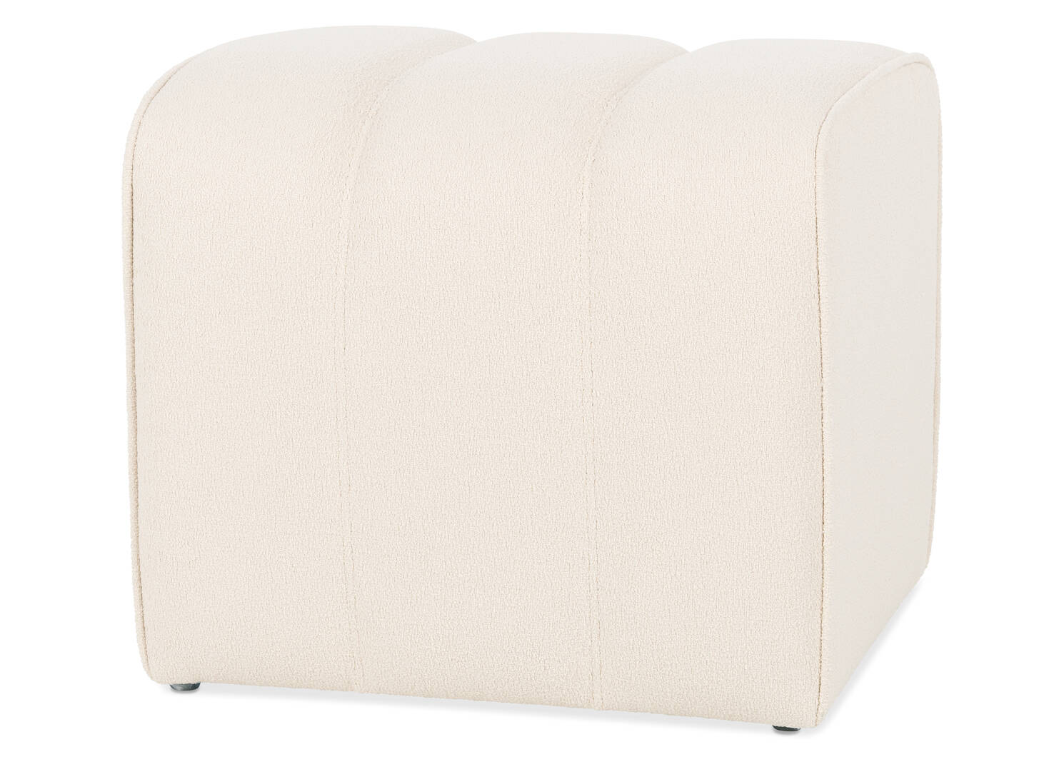 Luci Square Ottoman -Ella Cream