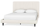 Abbott Bed -Levie Sand, QUEEN