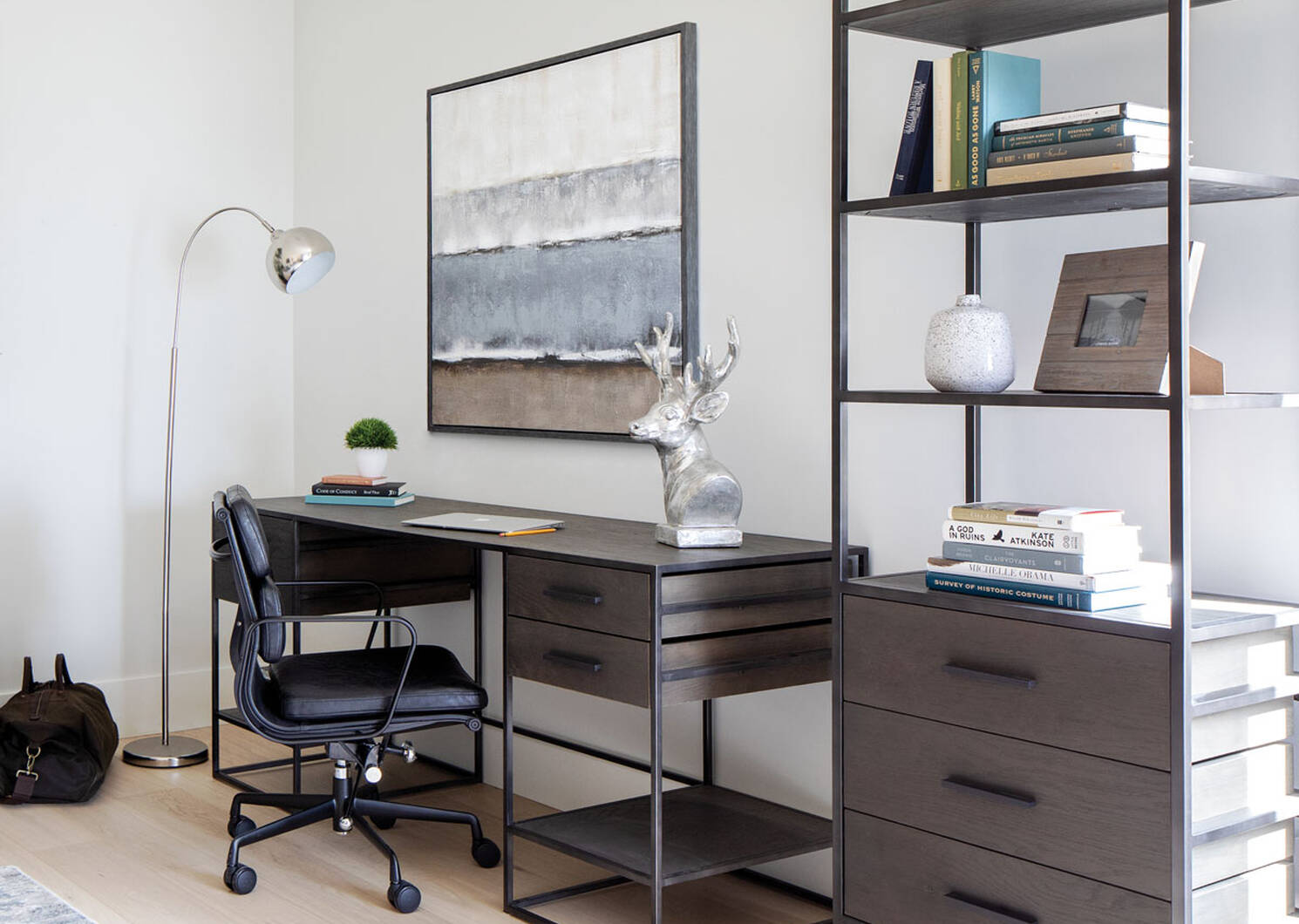 Lenyx Sm Bookshelf -Hanna Oak