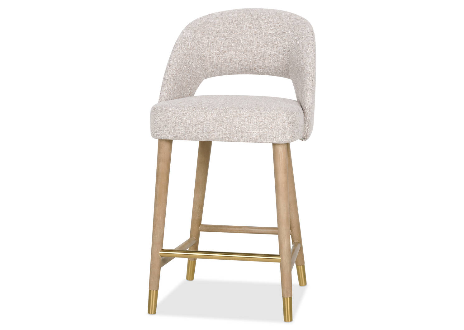 Tabouret Jerusha -Nate gingembre/faon