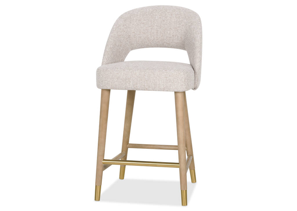 Tabouret Jerusha -Nate gingembre/faon