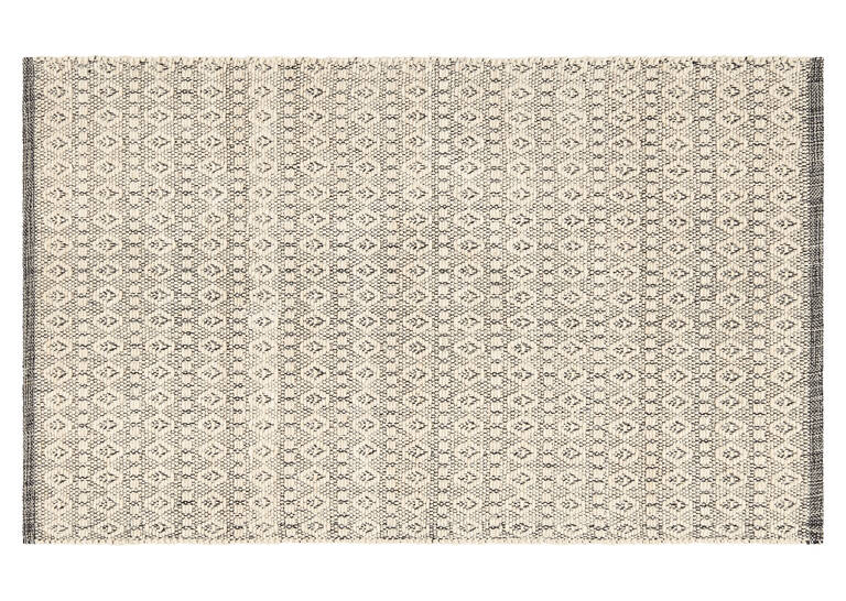 Javier Accent Rug 36x60 Natural/Black | Urban Barn